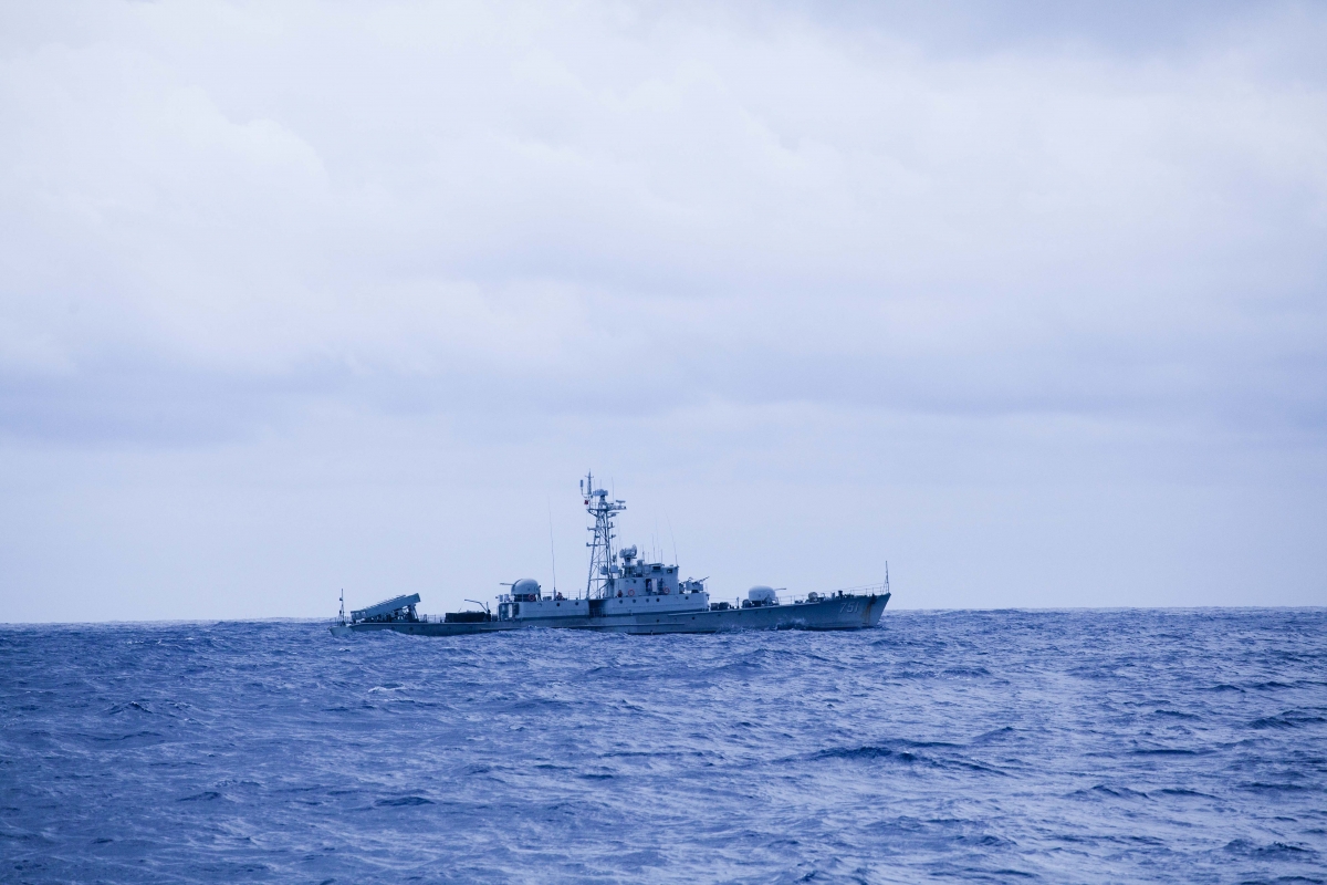 Navire militaire chinois en mer de Chine méridionale — © Vo Trung Dung / AsiaPacNews