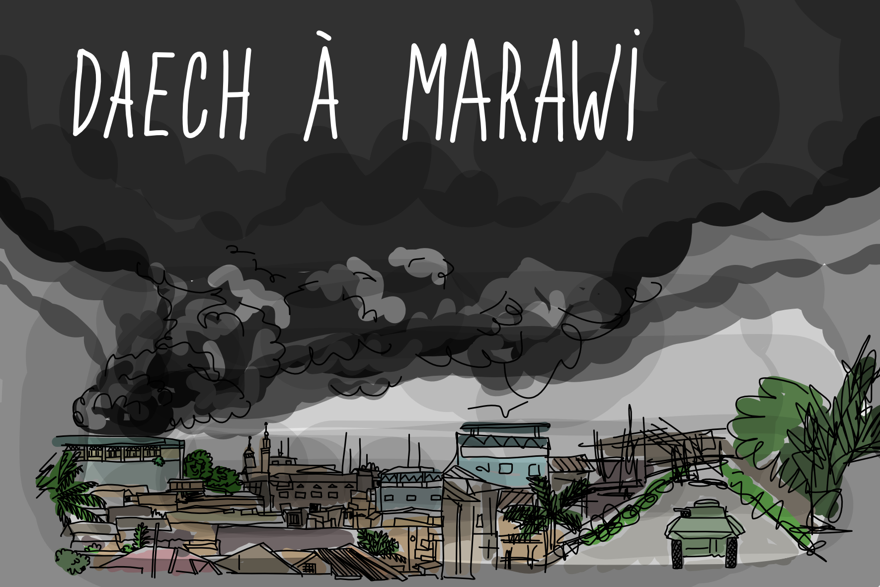 Daech à Marawi. Par © Tram-Anh