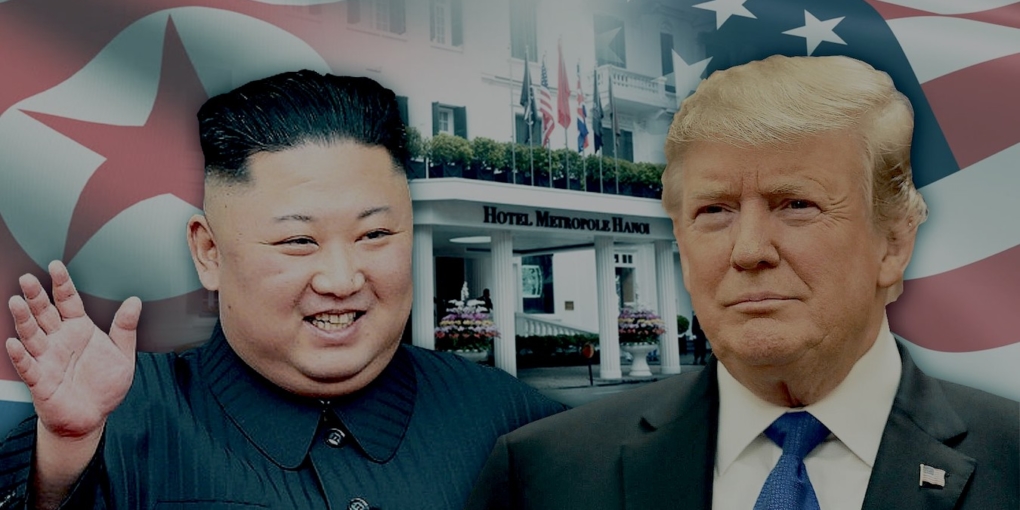 DonaldTrump KimJungUn Sommet Hanoi Vietnam Illustration - Photo montage ©TuoiTreNews