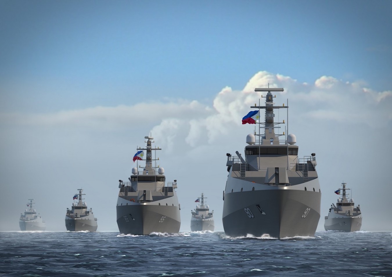 Philippines © Austal PN OPV Fleet Navire de patrouille.